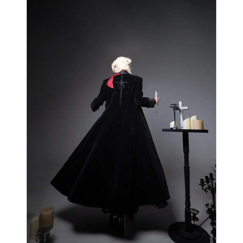 黒騎士の編み上げプリーツパンツ[2025年12月上旬-12月下旬発送予定]