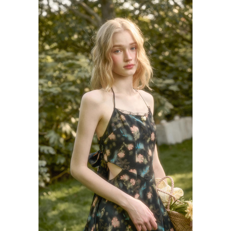 Fantasy Night Flower Camisole Dress