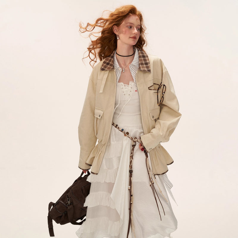 Classic Peplum Military Jacket