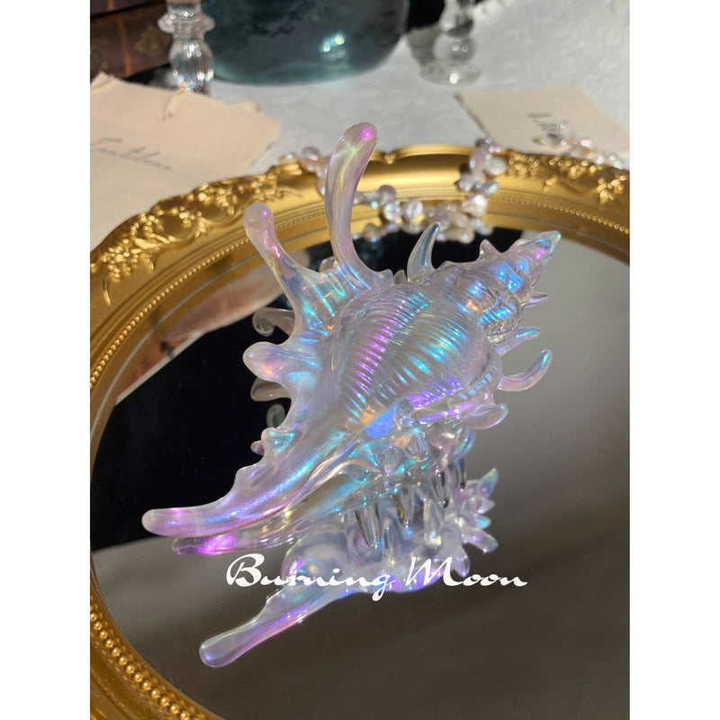 貝殻のヘアクリップ