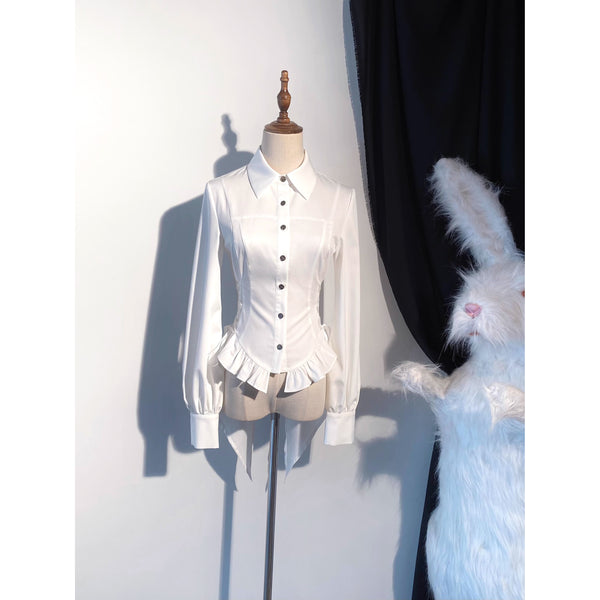 宮廷演奏家のドラマティックブラウス - White[2025年12月上旬-2026年1月上旬発送予定]