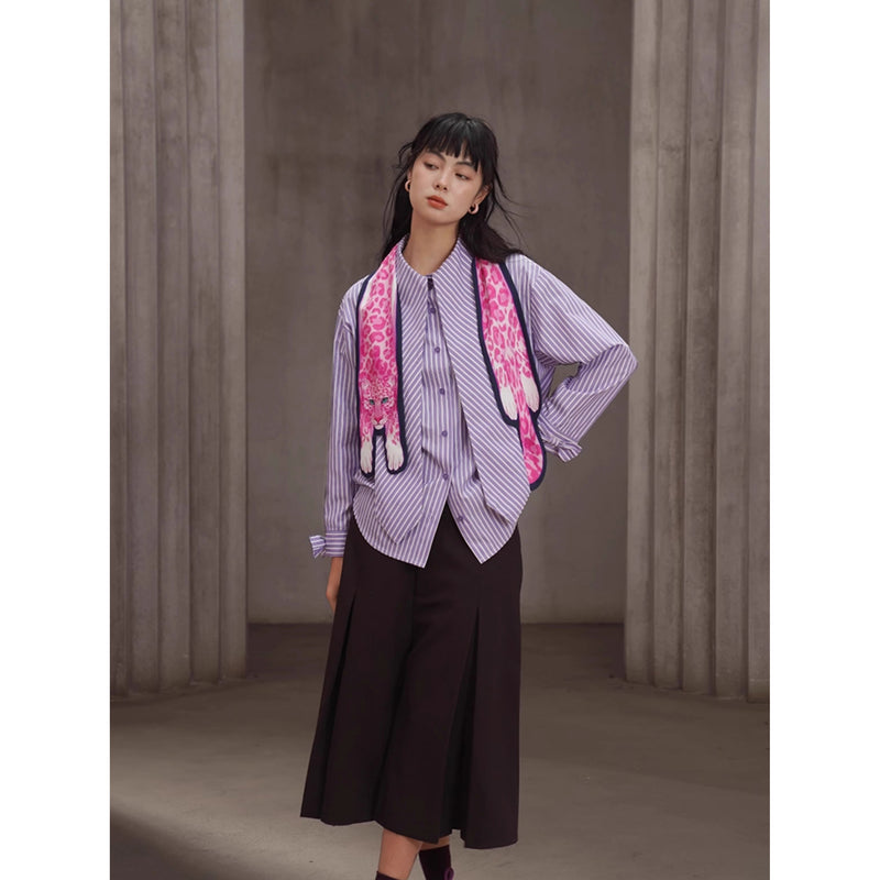 豹の挿絵ネッカチーフ