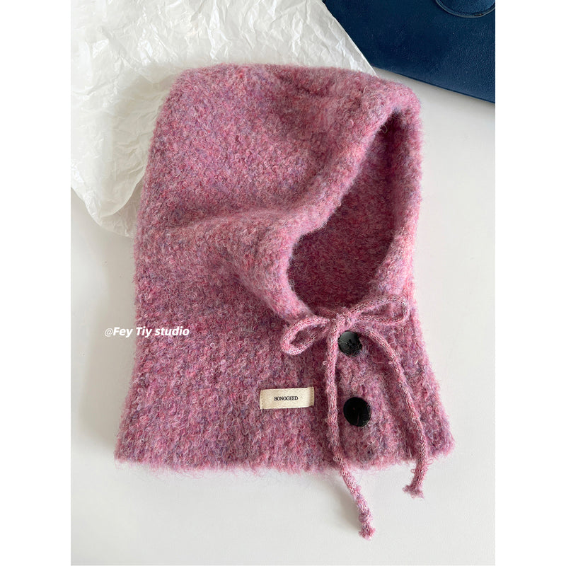 Colorful Knitted Hood