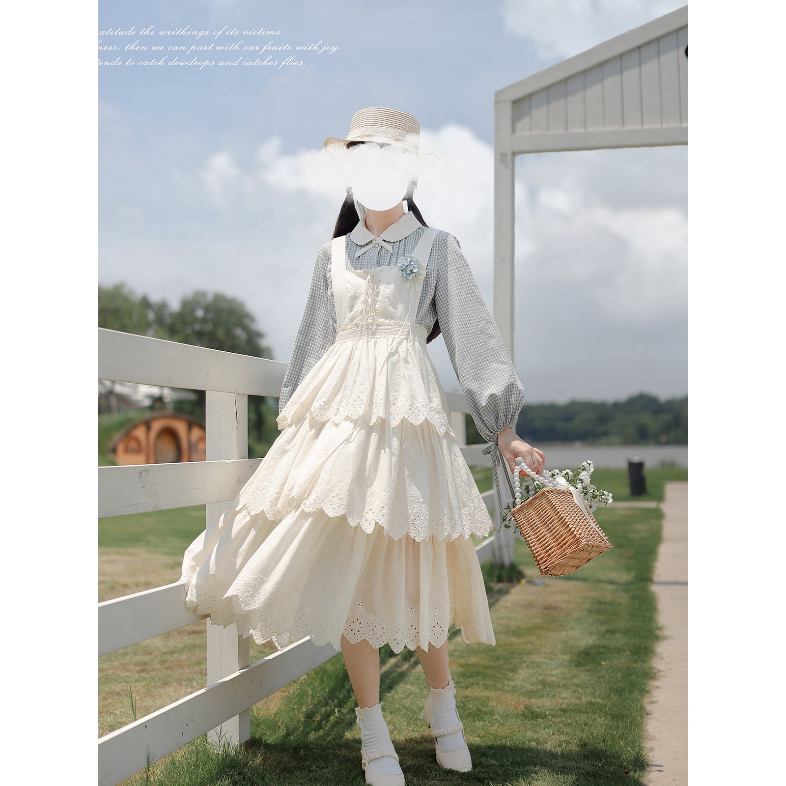 幻想曲を奏でる刺繍ジャンパースカートとブラウス – ManusMachina