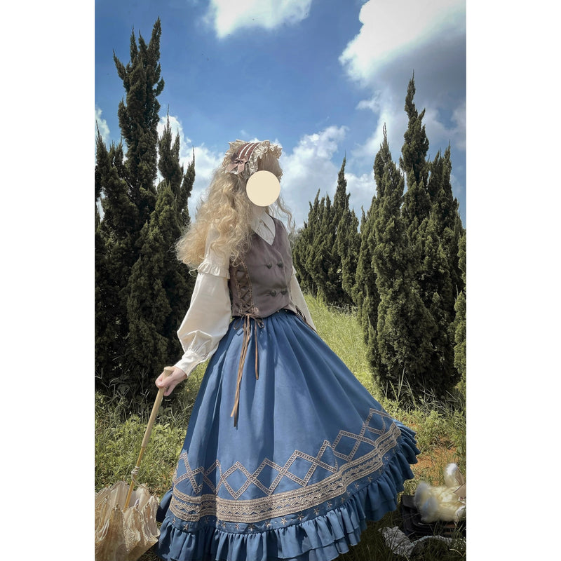 邸宅のお嬢様のクラシカルベスト