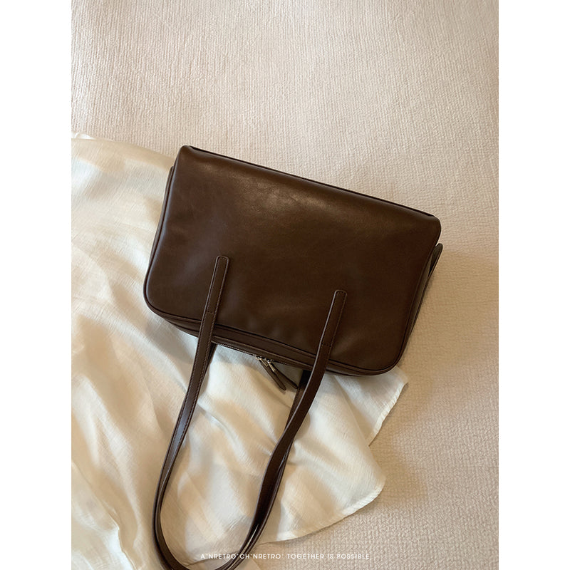 Brown Retro Pillow Bag