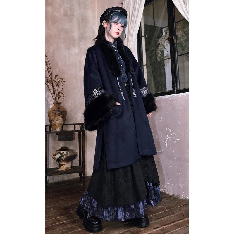 闘魚の挿絵ファーロングコート