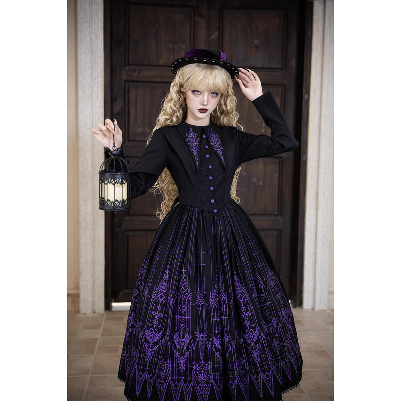 聖堂絵画の刺繍ワンピース[2026年3月下旬-4月下旬発送予定]