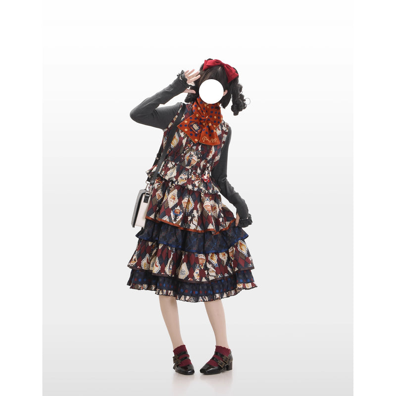 Afternoon Tea Time Cat Muffler[2026年1月上旬-1月下旬発送予定]