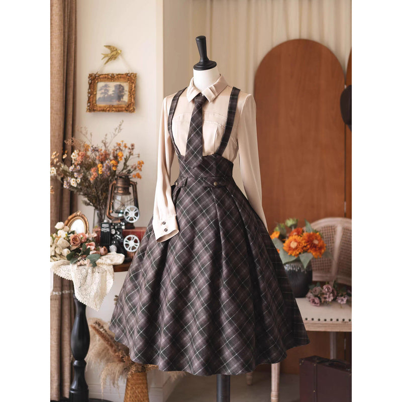 英国のお嬢様のクラシカルブラウス - Ecru Beige[2025年12月中旬発送予定]