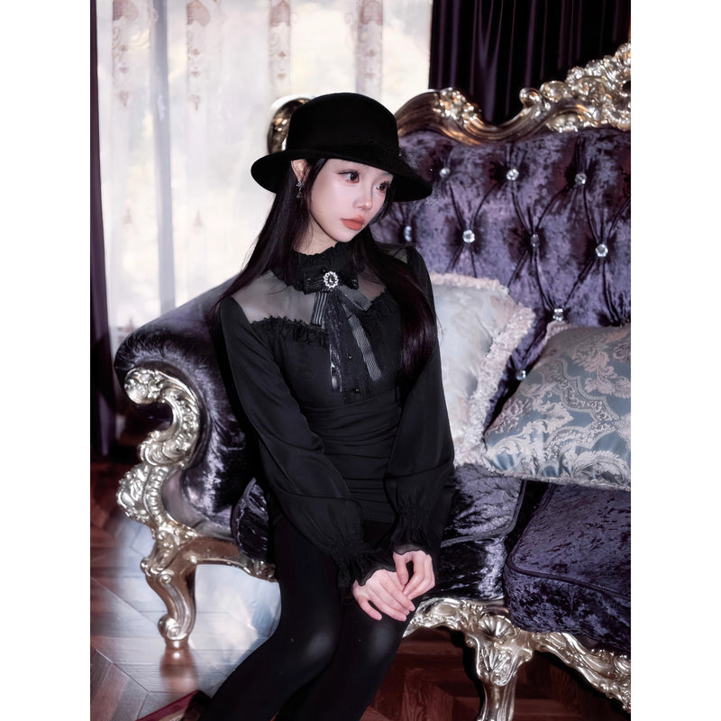 黒のお嬢様のゴシックワンピース – ManusMachina
