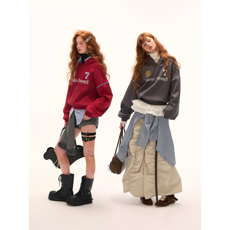 American Retro Casual Hoodie