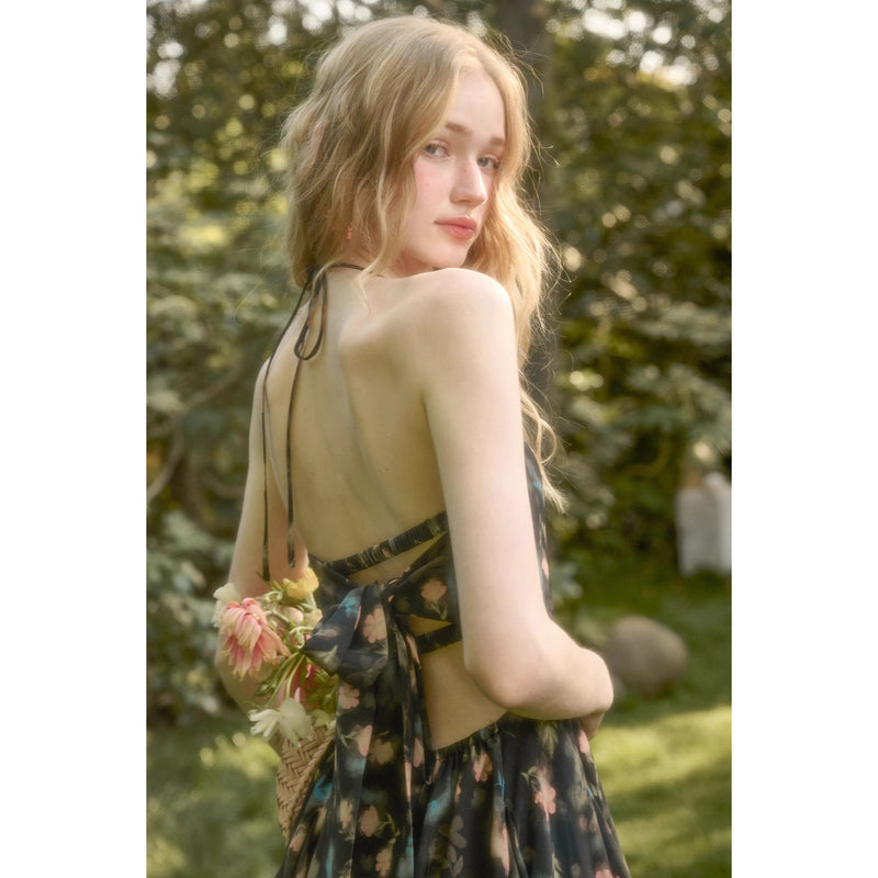 Fantasy Night Flower Camisole Dress