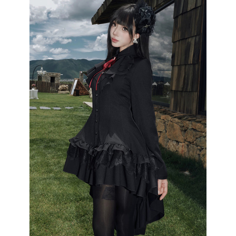 黒薔薇のお嬢様のゴシックワンピース – ManusMachina