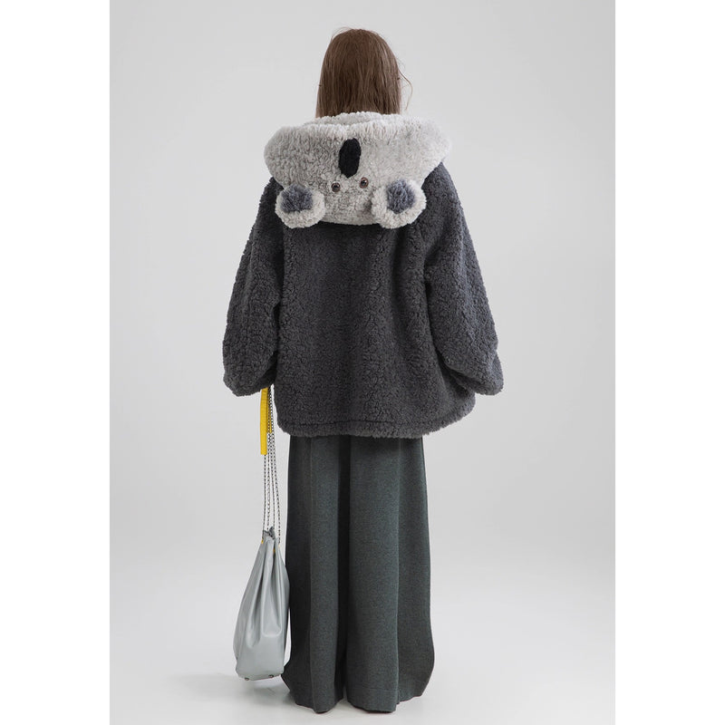 コアラさんのボアジャケット