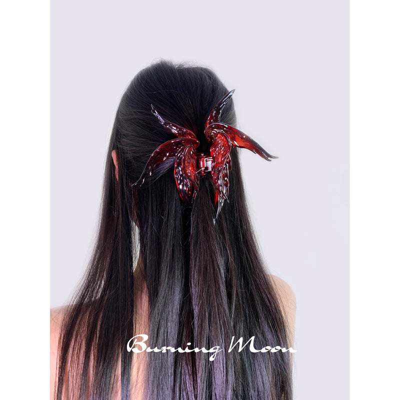 天使の翼のヘアクリップ