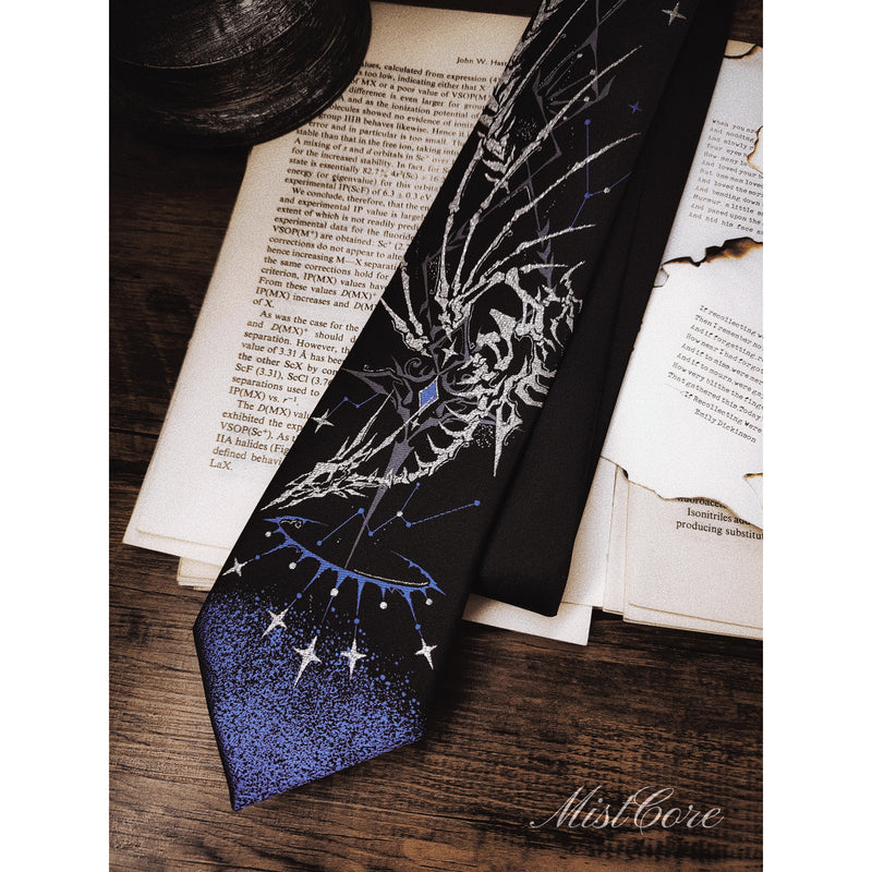 骸骨と銀河のネクタイ[2026年2月下旬-3月下旬発送予定]