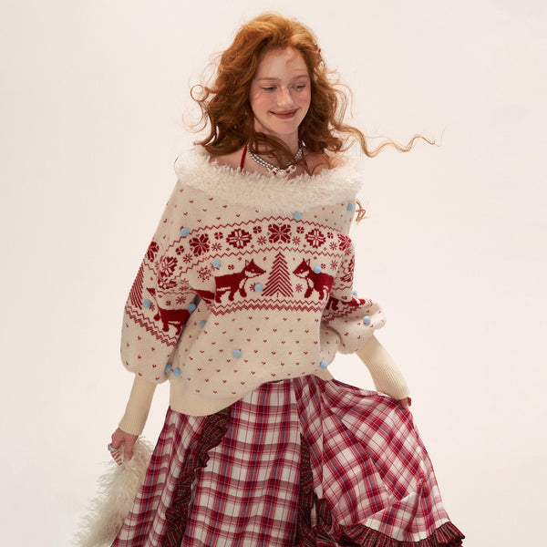 Fair Isle Knit Sweater