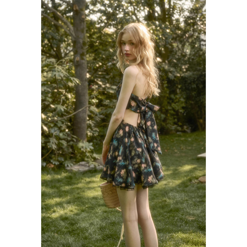 Fantasy Night Flower Camisole Dress