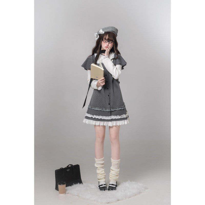 書斎のお嬢様のドッキングワンピース