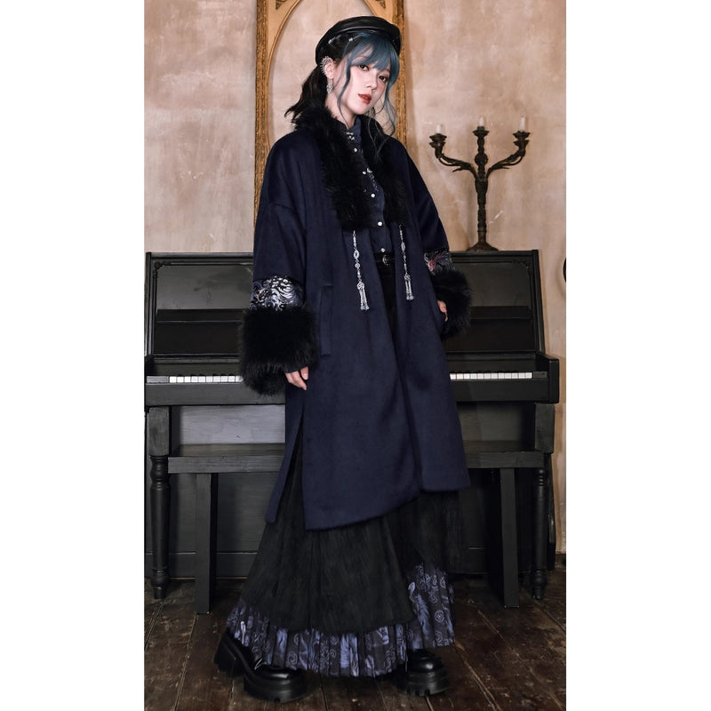 闘魚の挿絵レイヤードスカート