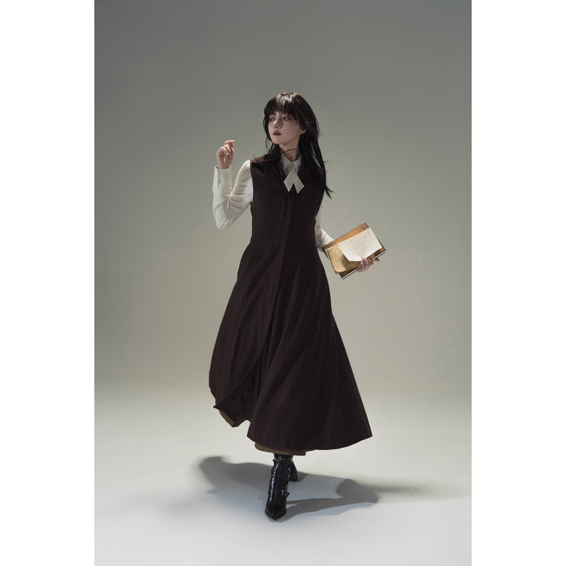Wizarding World British Cape Long Coat - Brown[2025年12月中旬-2026年1月中旬発送予定]