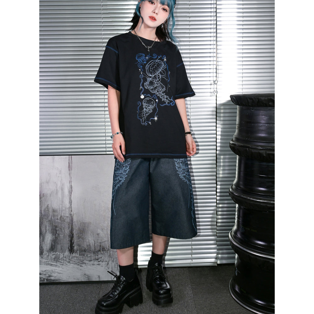暗夜の海月Tシャツ – ManusMachina