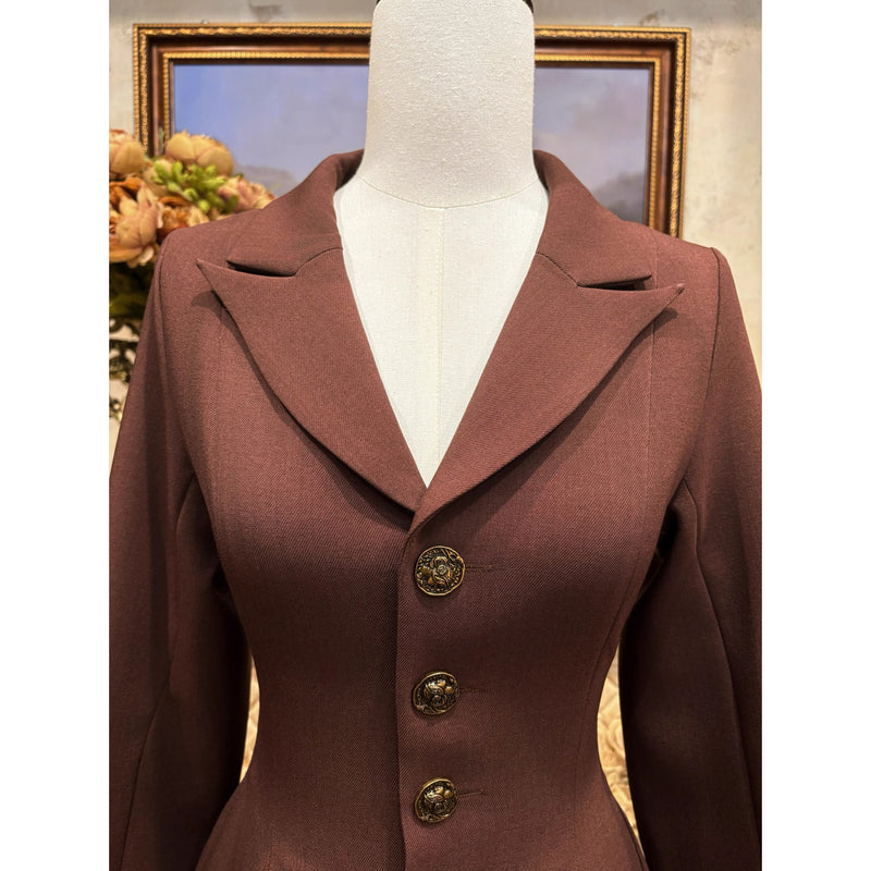 英国令嬢のクラシカルテーラードコート[2026年1月下旬-2月下旬発送予定]