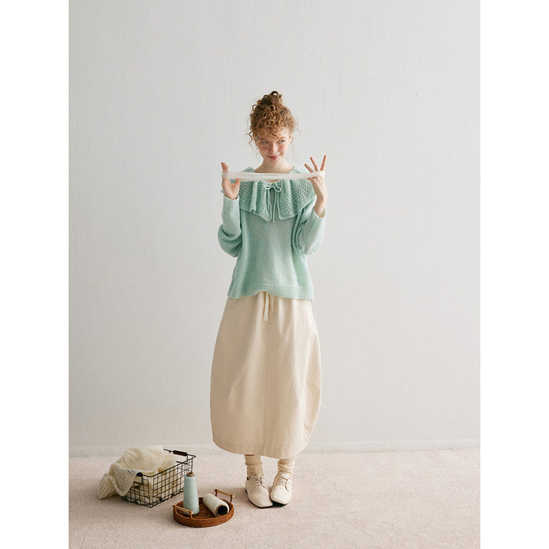 Pastel Colored Mohair Knit