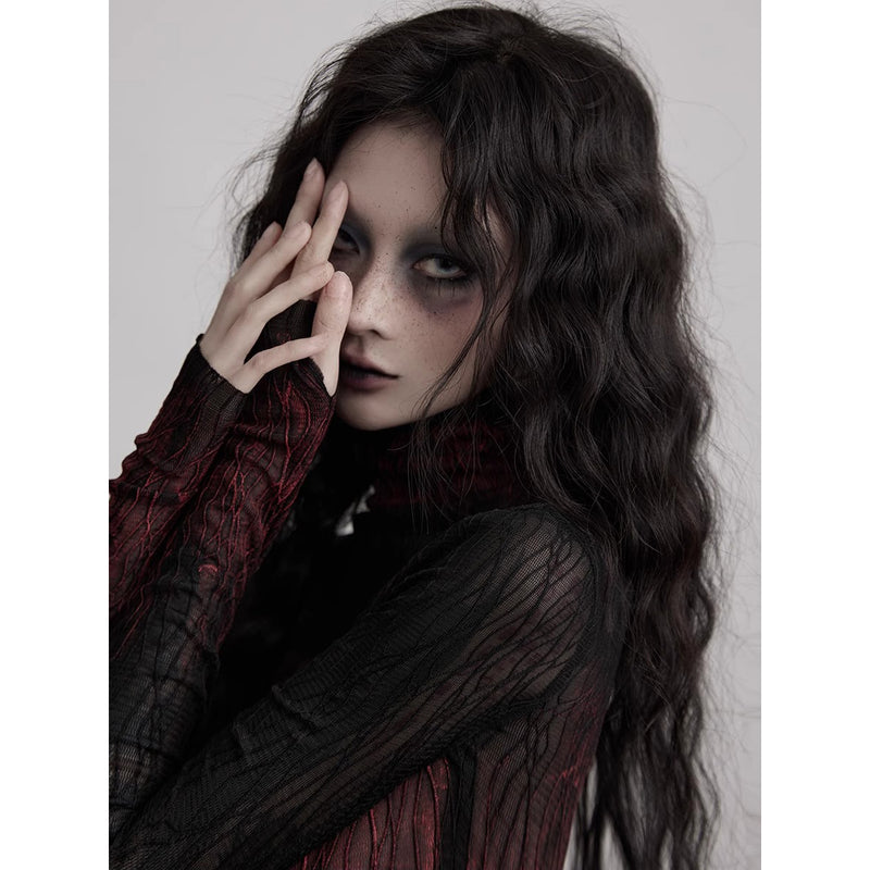 Gothic Gradient Mesh Top