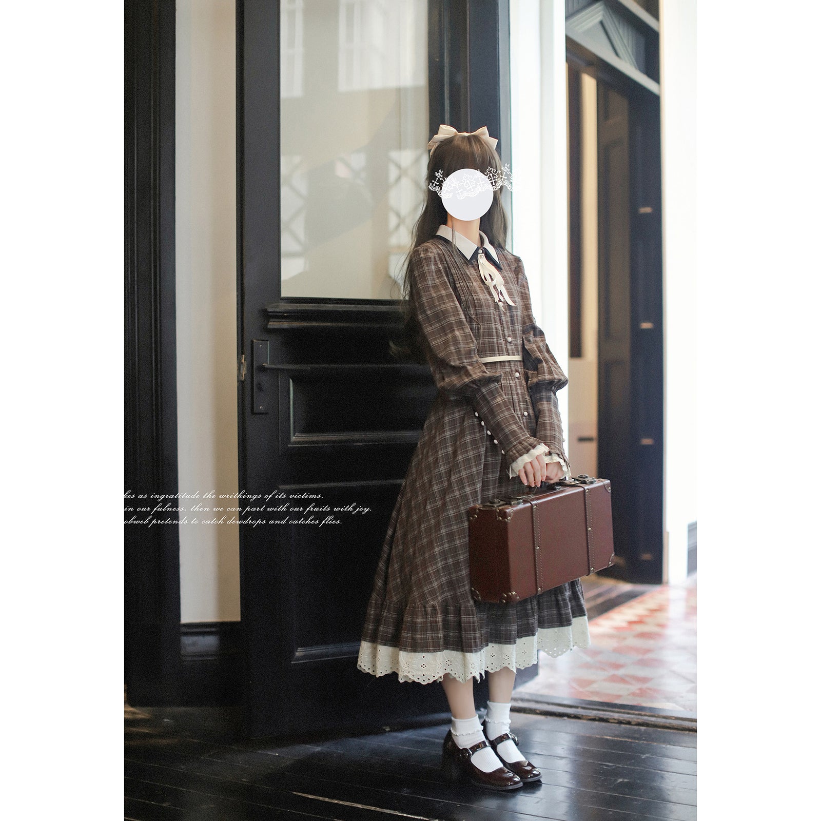 hutaomujk 召使いのお嬢様のレトロワンピースとエプロン 召使いの