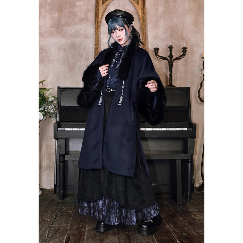 闘魚の挿絵レイヤードスカート