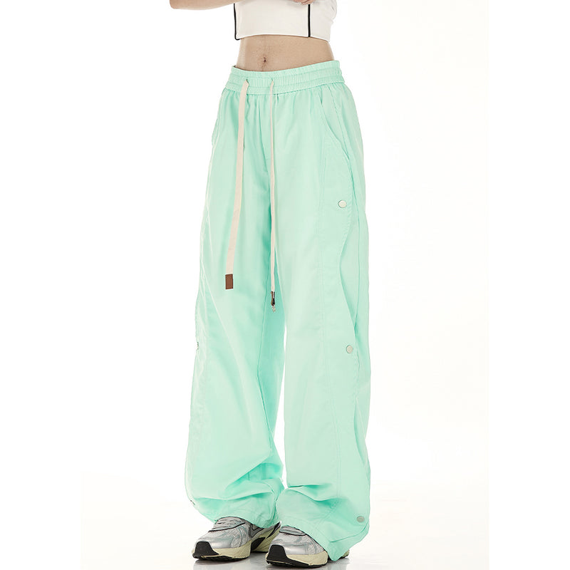 Casual Studded Wide Pants