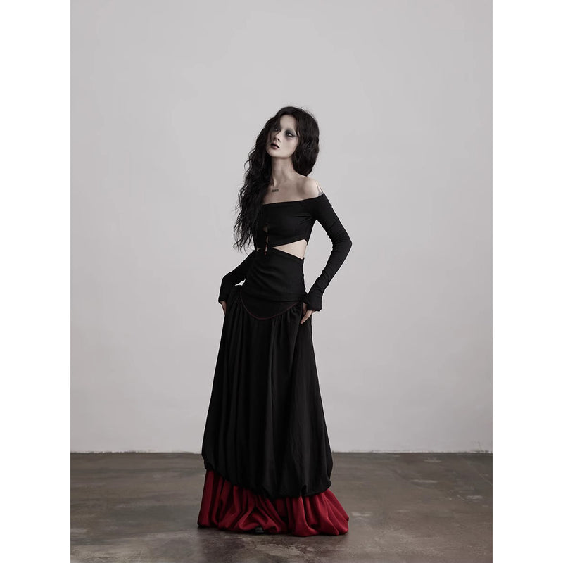 Cutout Off-the-shoulder Top