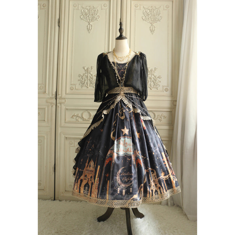 星降る夜のジャンパースカートとチュールショール[2026年3月中旬-4月上旬発送予定]