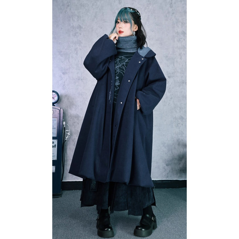 海月の挿絵タートルネックセーター