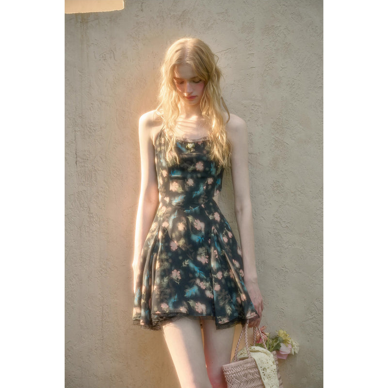 Fantasy Night Flower Camisole Dress