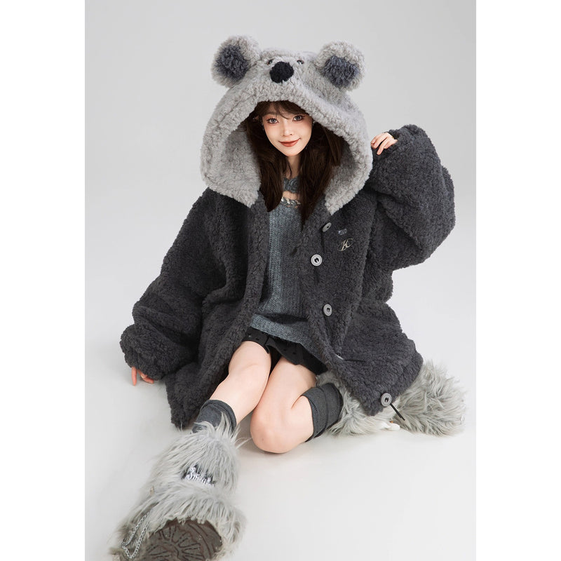 コアラさんのボアジャケット