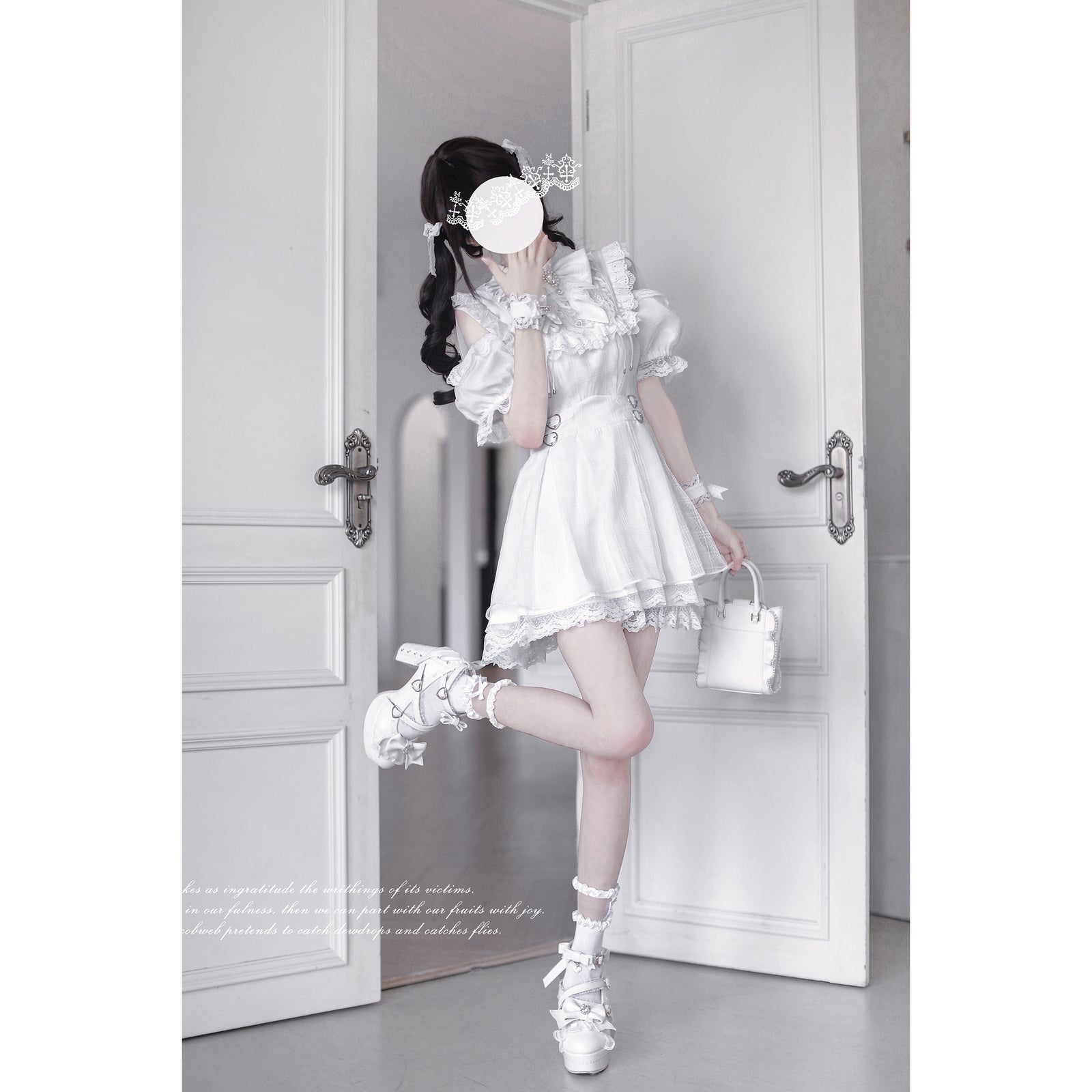 JILTU petit frill one pieceフリルワンピース ホワイト jiltu ジルチュ petit frill long dress ホワイト - メルカリ