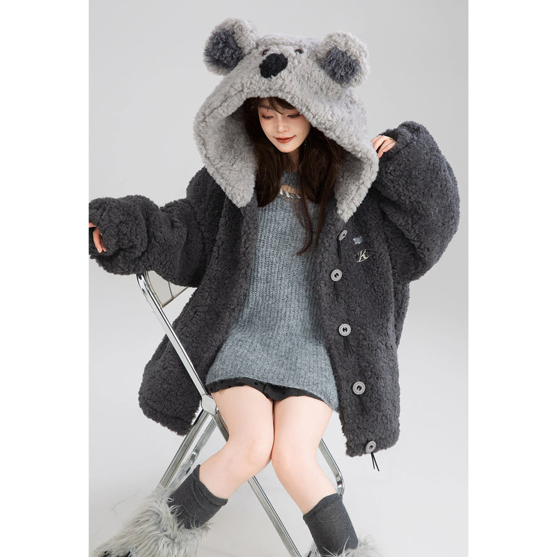 コアラさんのボアジャケット