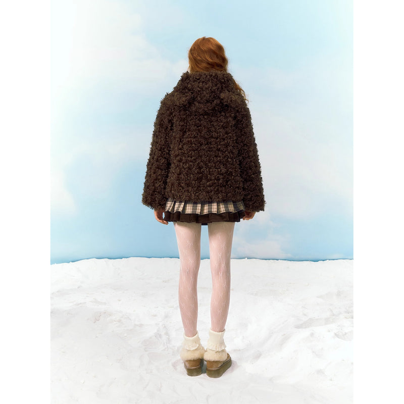 Chocolate Bear Fur Coat