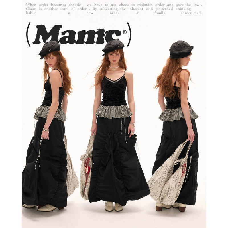 Asymmetrical Casual Long Skirt