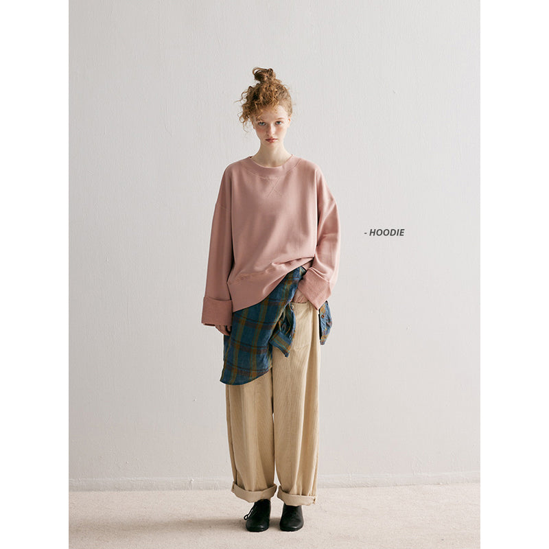 Loose and Wide Corduroy Pants