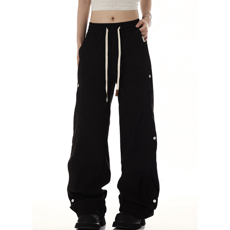 Casual Studded Wide Pants