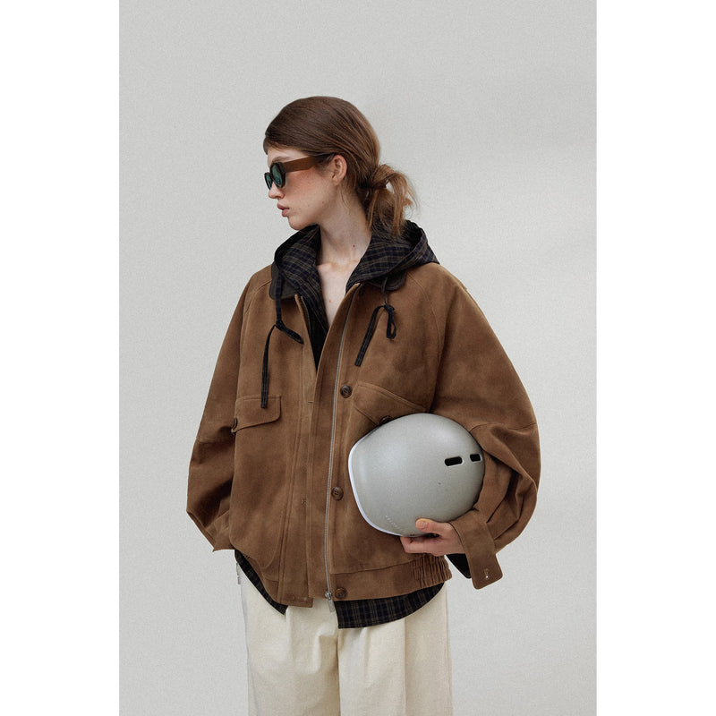 Nordic Retro Suede Jacket