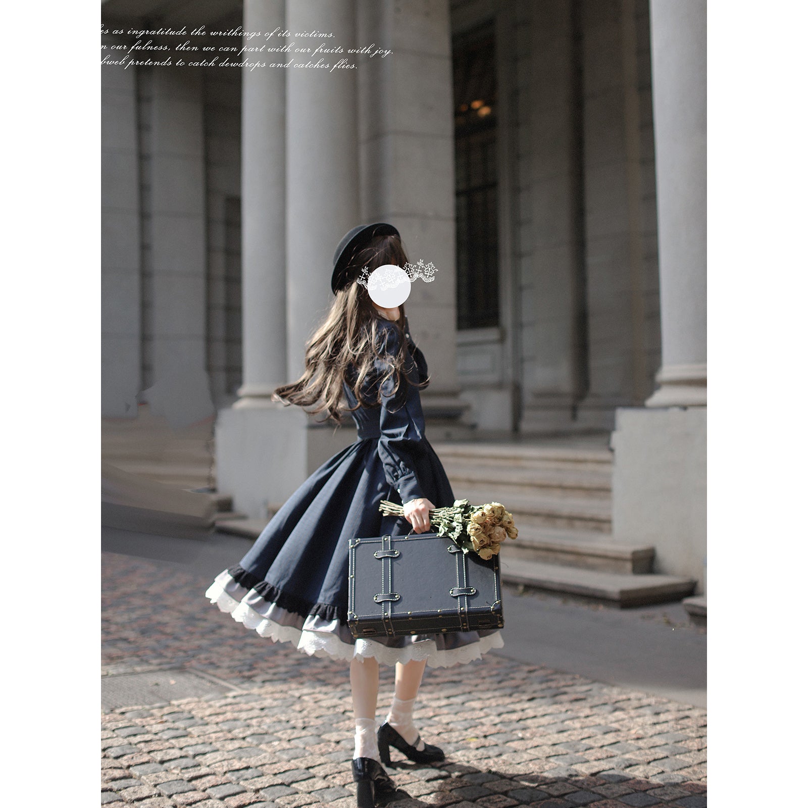 しましま様♪専用オーダー ネイビーのワンピース オーダーの通販（862