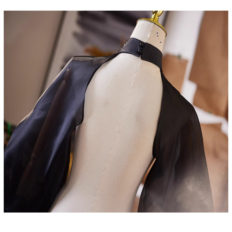 王侯貴族のボレロトップス - Black