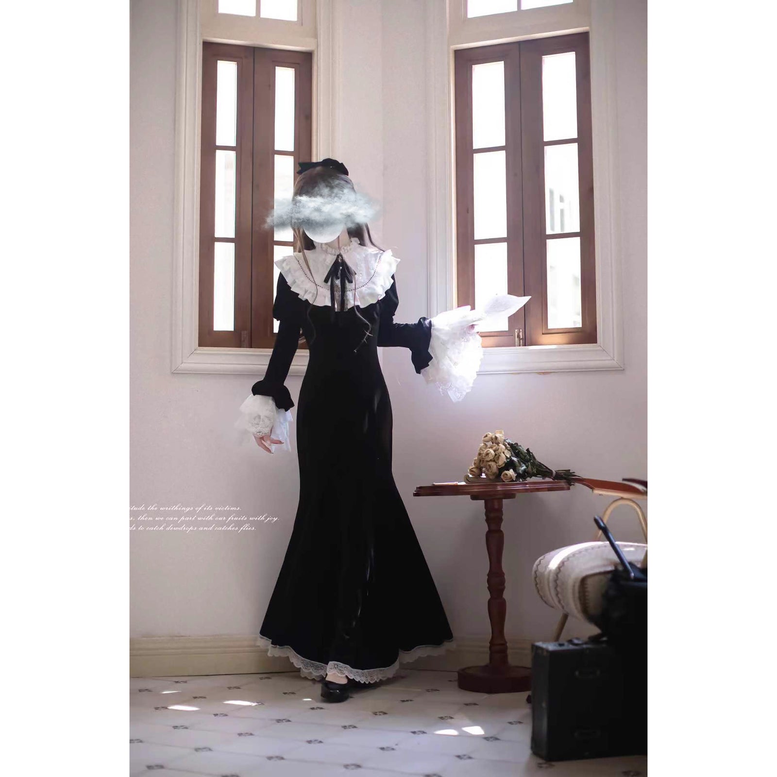 伯爵令嬢のベルベットマーメイドワンピース – ManusMachina