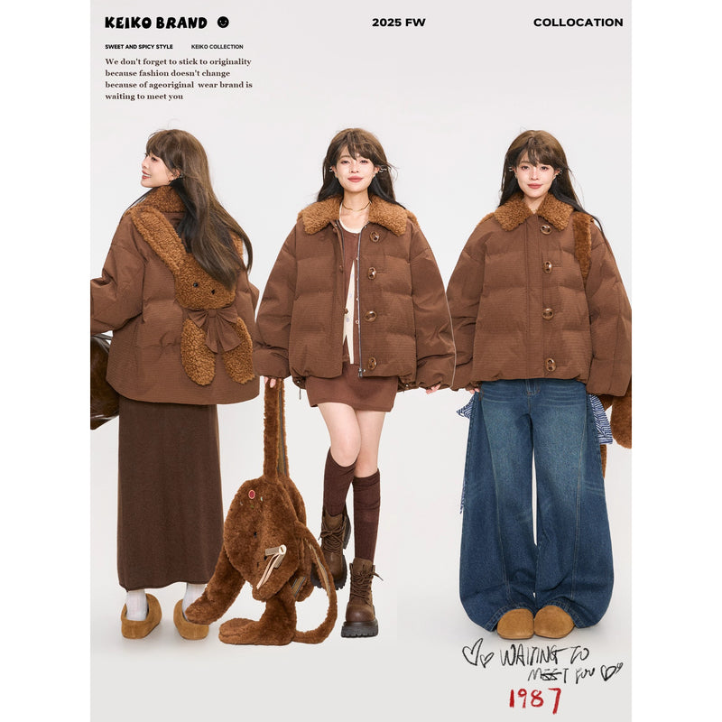 うさぎさんのダウンジャケット