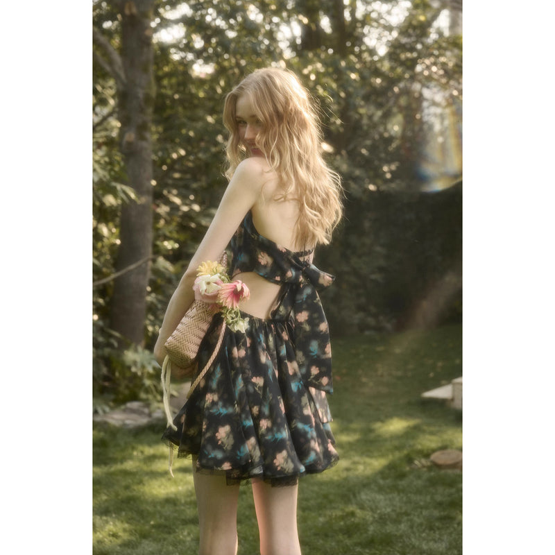 Fantasy Night Flower Camisole Dress